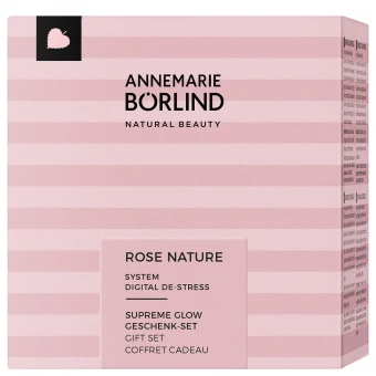 ANNEMARIE BÖRLIND ROSE NATURE SUPREME GLOW GESCHENK-SET Limited Edition 3 ANNEMARIE BÖRLIND ROSE NATURE SUPREME GLOW GESCHENK-SET Limited Edition